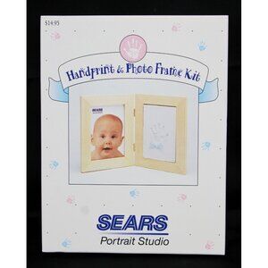 Sears Portrait Studio Handprint & Photo Frame Kit New Pink Blue Baby Girl Boy